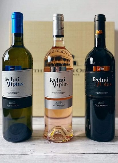 Wine Art Estate-Techni Alypias wit Sauvignon Blanc-Assyrtiko
