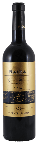 Vincente Gandia-Raiza Gran Reserva 2013 (Is alleen per 6 flessen te bestellen!)